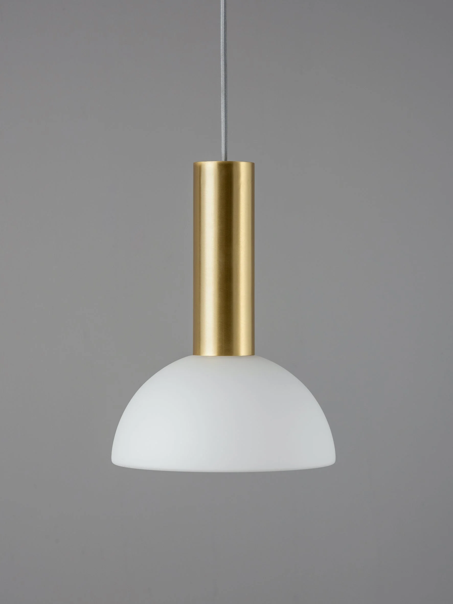 Silio - 1 light brushed brass and opal pendant - Image 3
