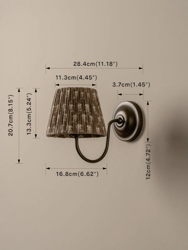Ashbury bronze wall light - Image 7