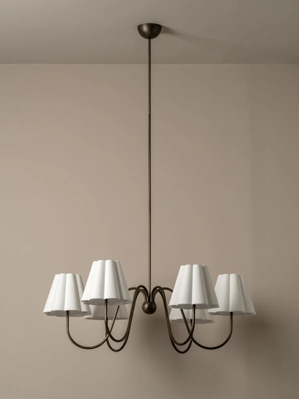 Aston bronze chandelier