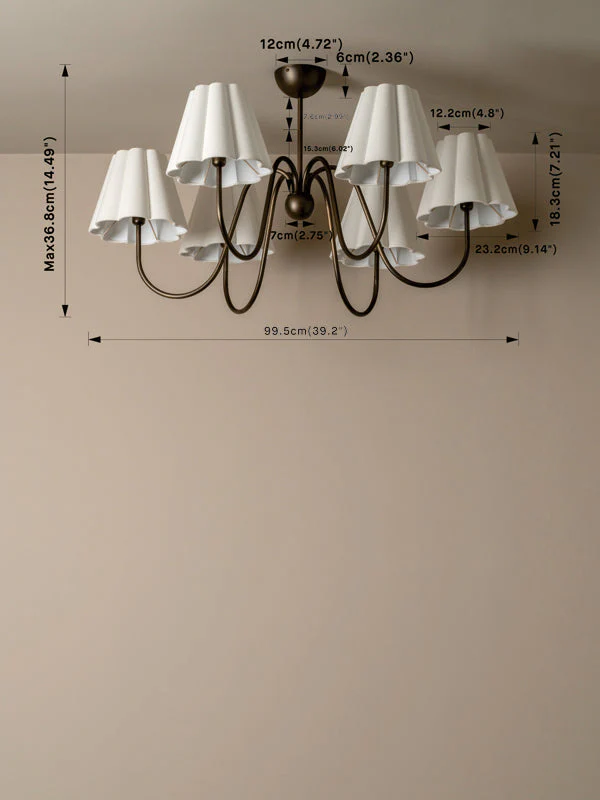 Aston bronze chandelier - Image 7
