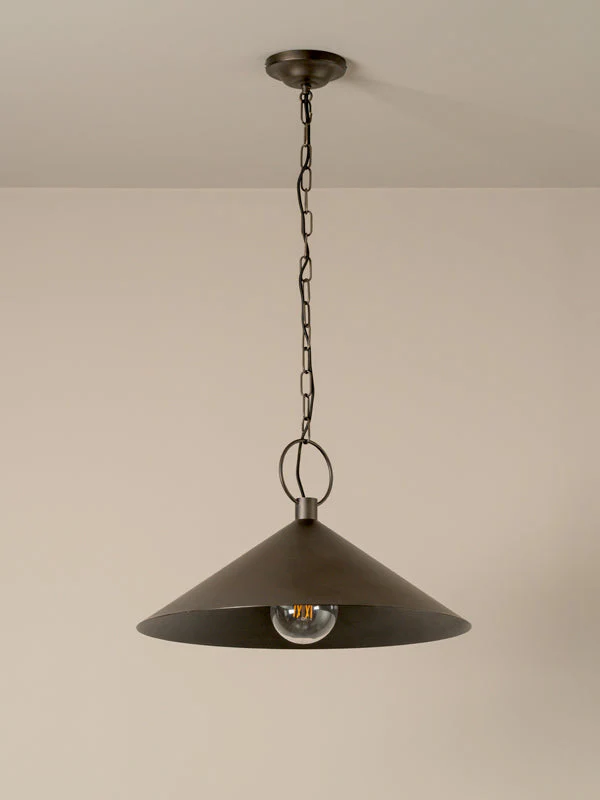 Bladen large bronze pendant