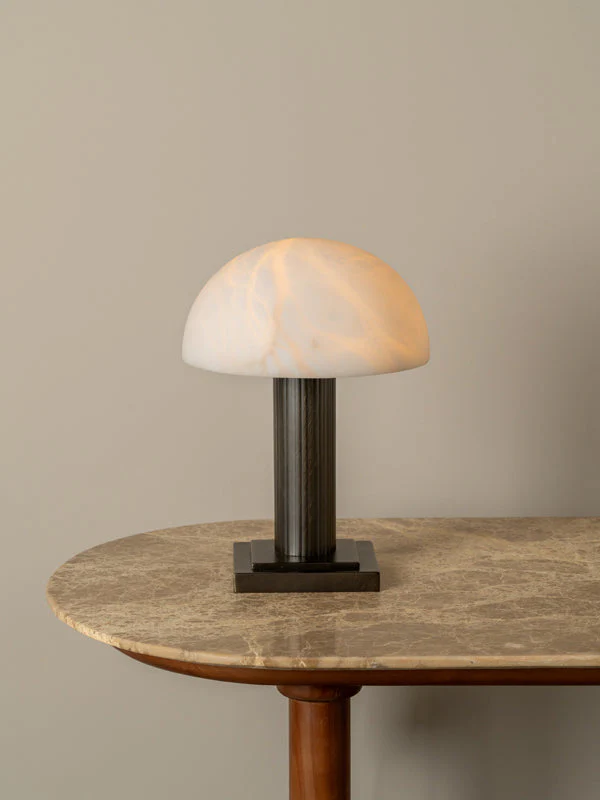 Bollow bronze table lamp - Image 5