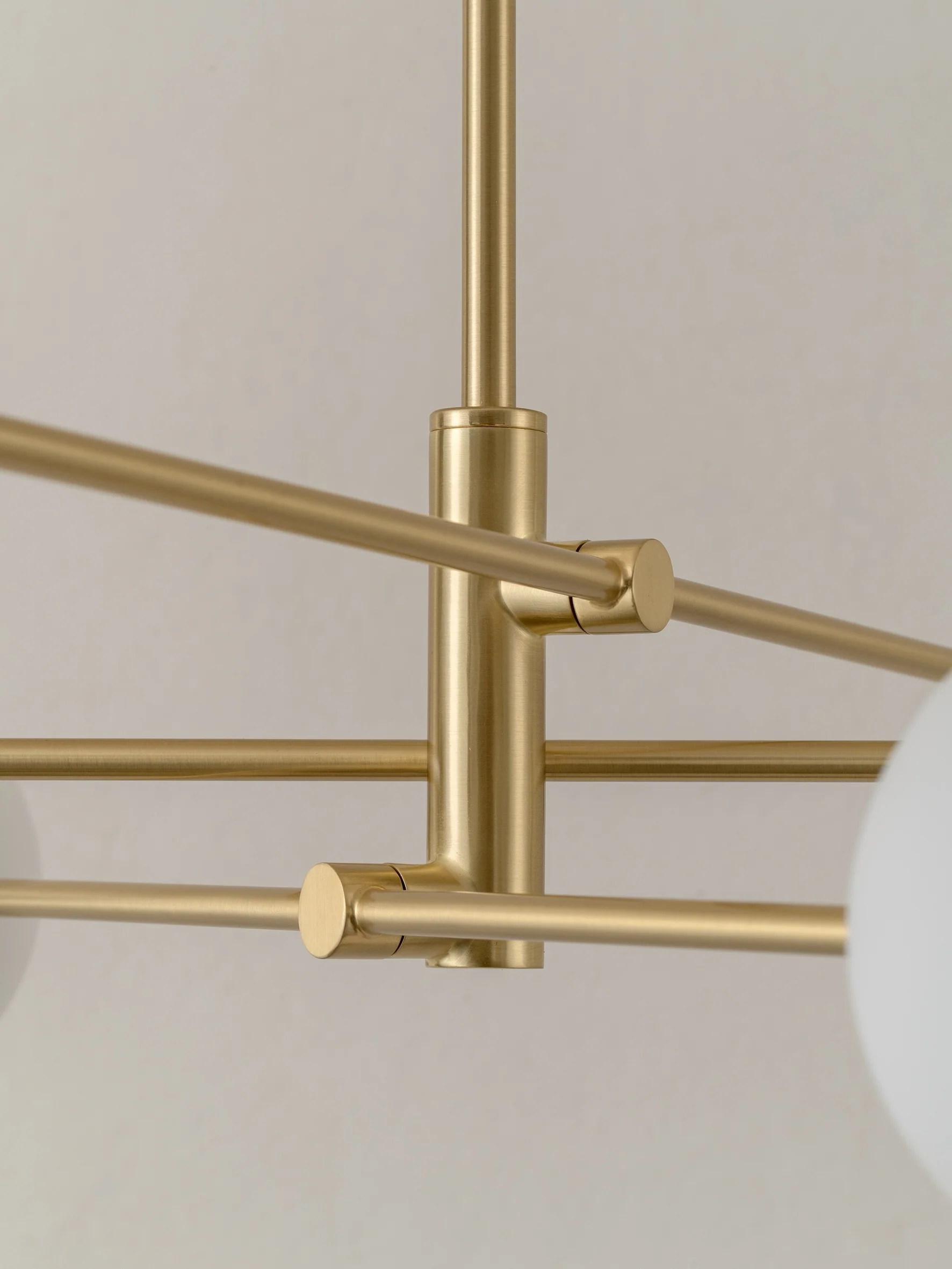 Chelvara - 6 light brass and opal pendant - Image 6