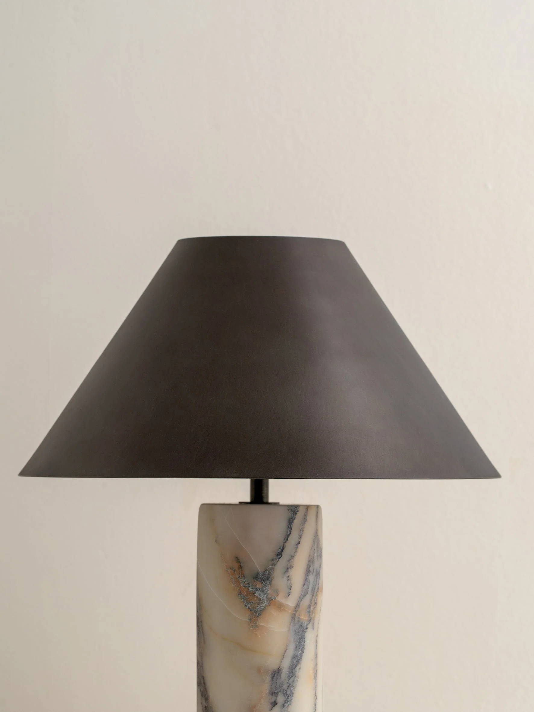 Cline - calacatta viola marble and bronze table lamp - Image 5