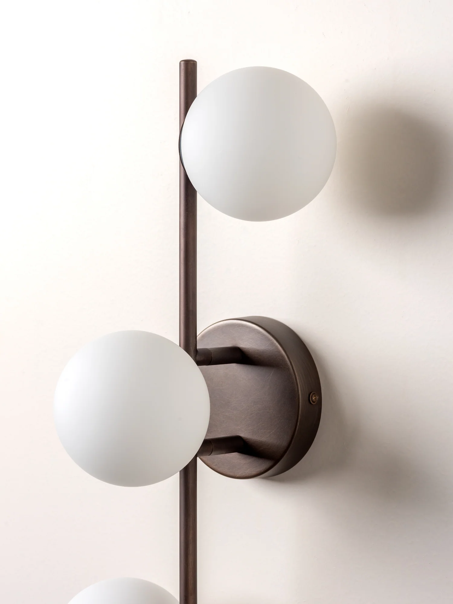 Coro - 3 light bronze and opal ceiling / wall - Image 4