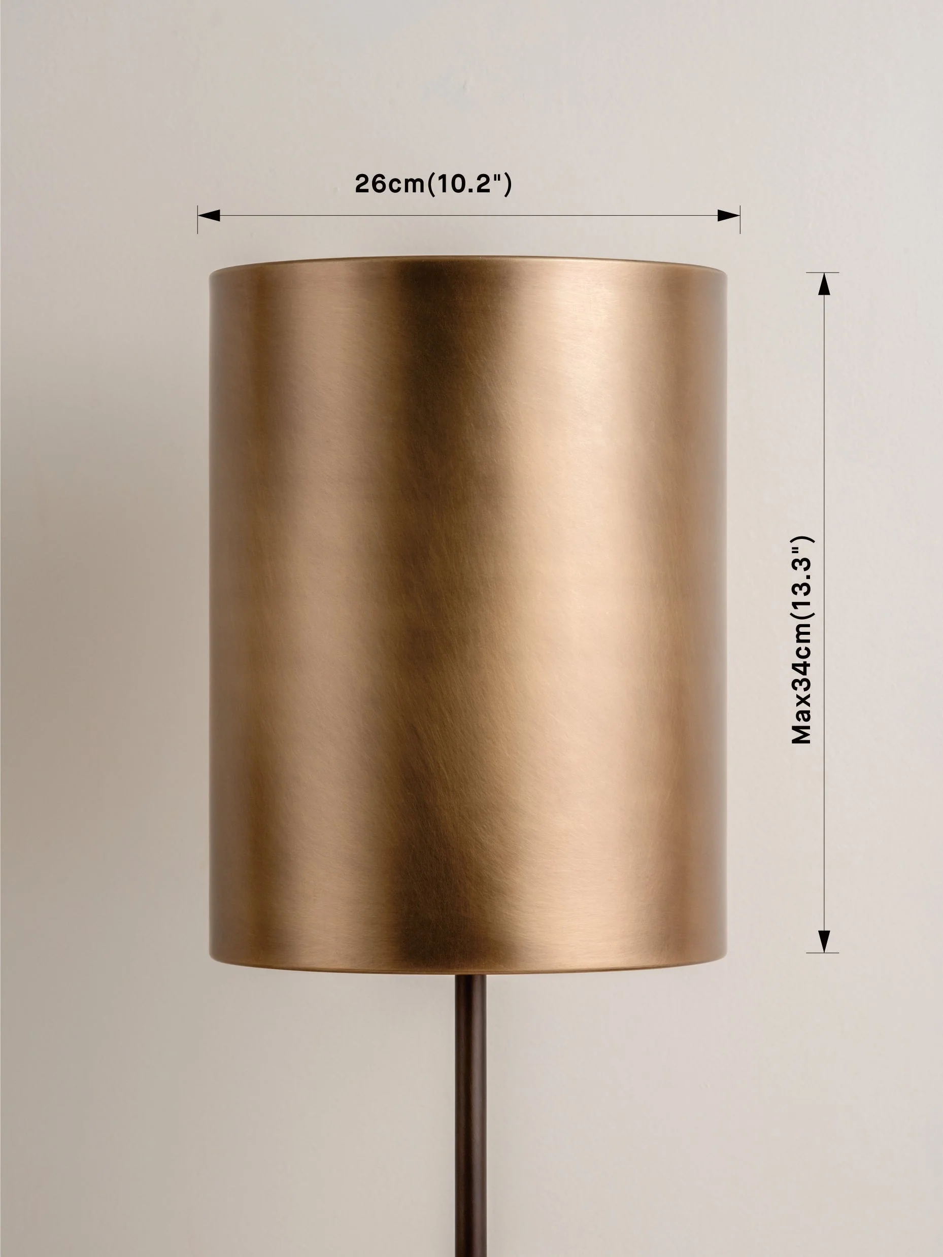 Edition 1.9 - brass lampshade - shade only - Image 4