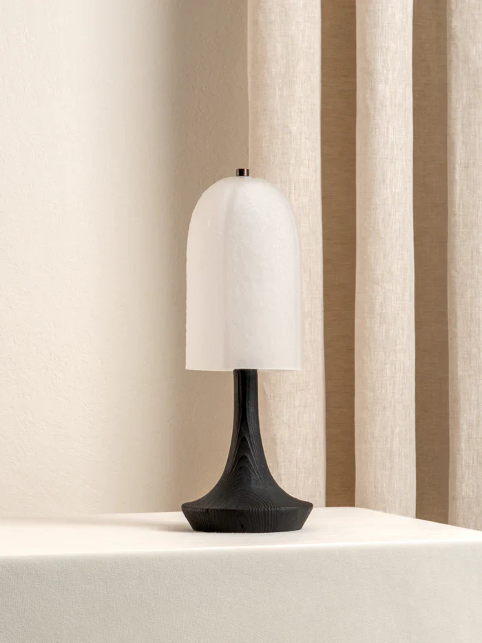 Ember - charred wood rechargeable table lamp - Image 4