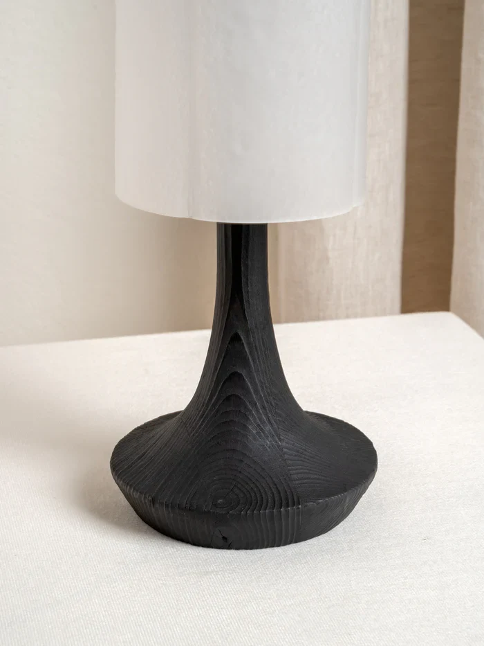 Ember - charred wood rechargeable table lamp - Image 7