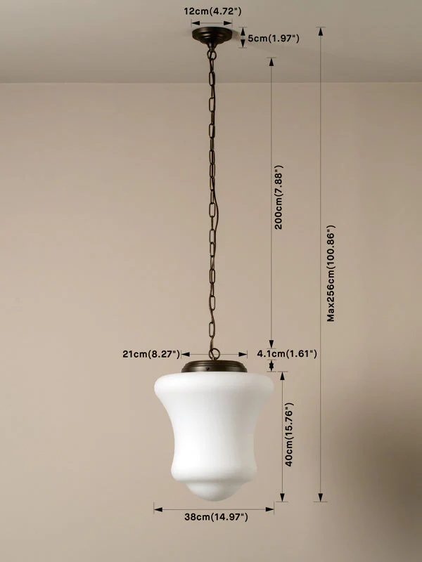 Fairford tall pendant - Image 6