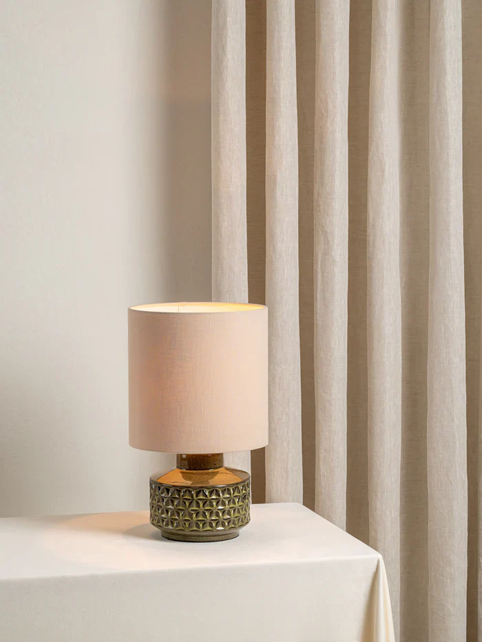 Filaree - short green glazed ceramic table lamp - Image 3