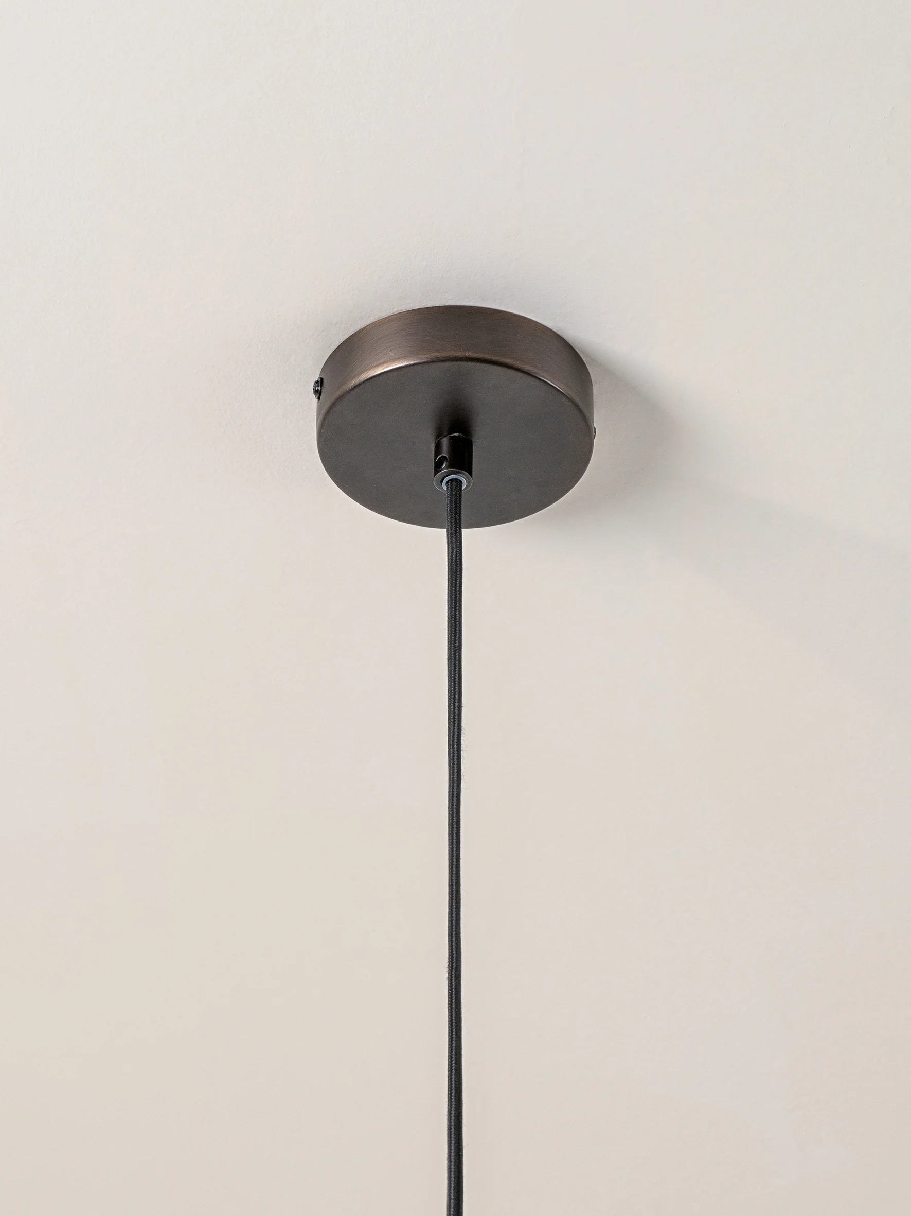 Globa - alabaster glass and bronze ceiling pendant - Image 3