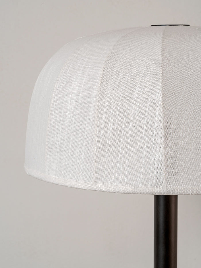 Ottino - bronze and linen floor lamp - Image 5