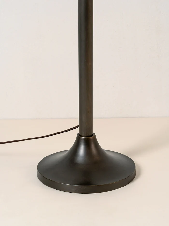 Ottino - bronze and linen floor lamp - Image 6