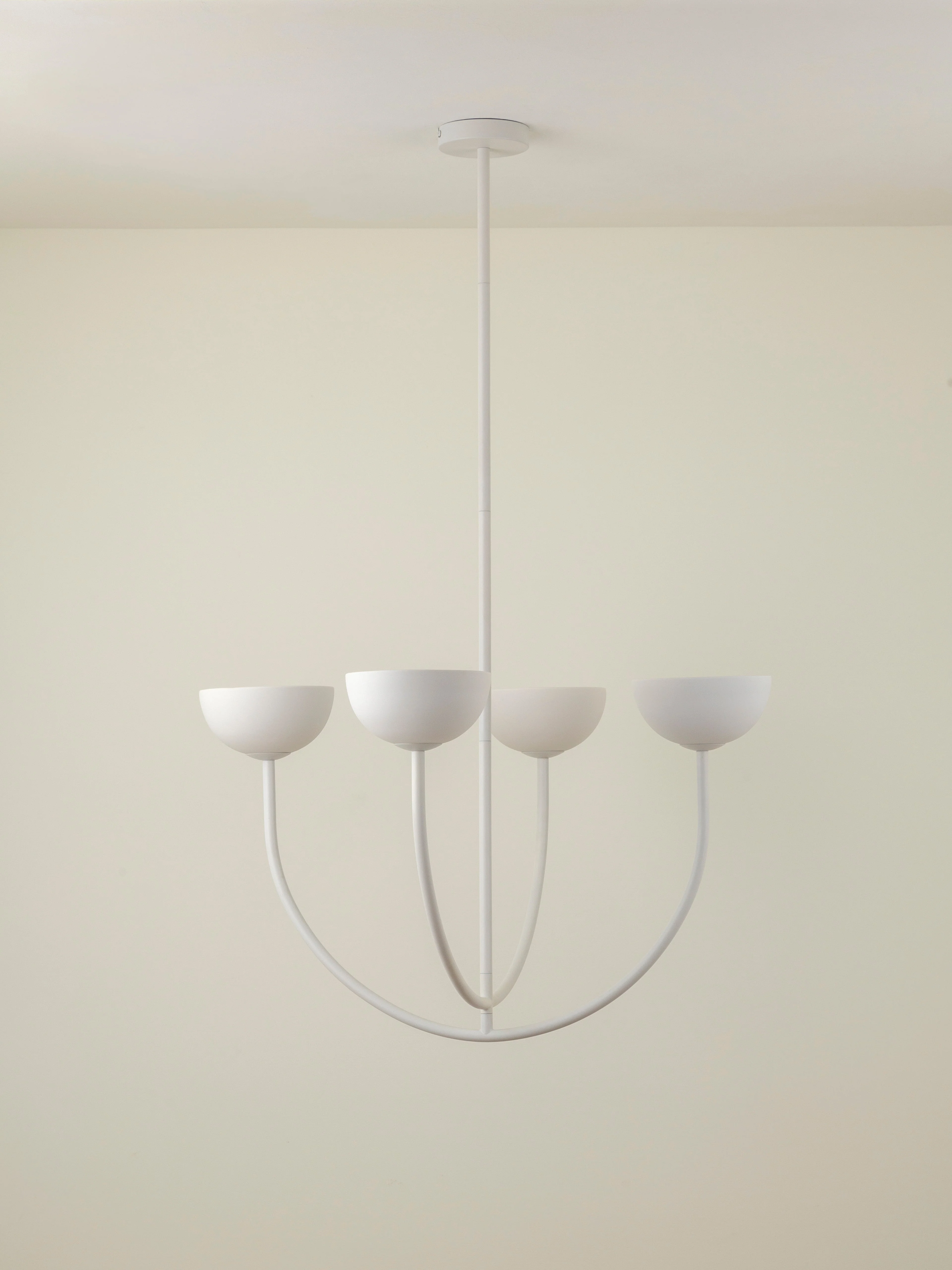 Ruzo - 4 light warm white porcelain ceiling pendant - Image 6