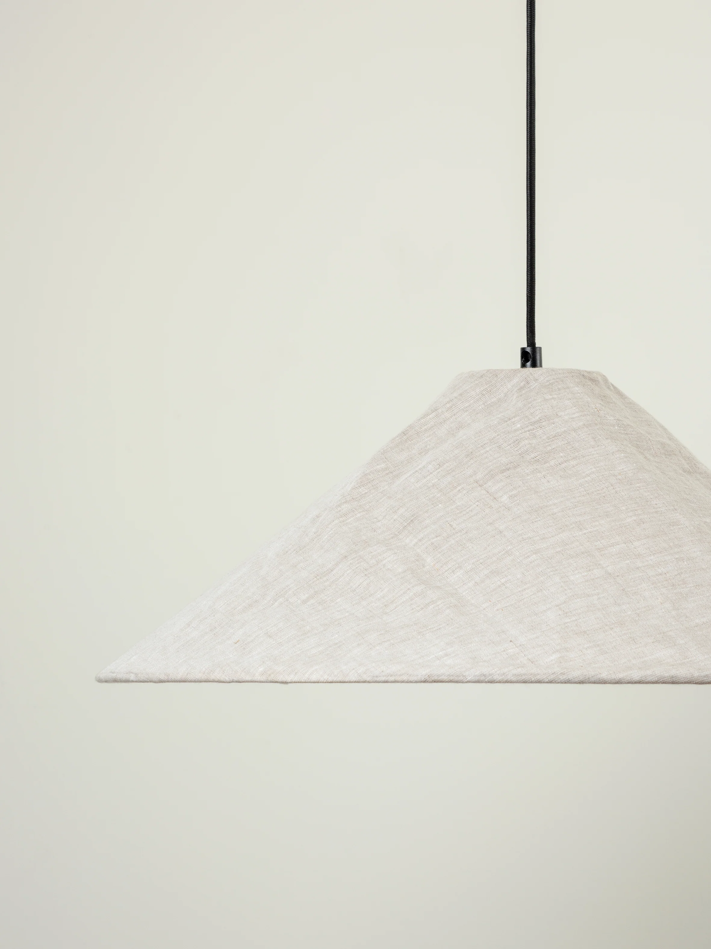 Siya - collapsible large linen lampshade - Image 4