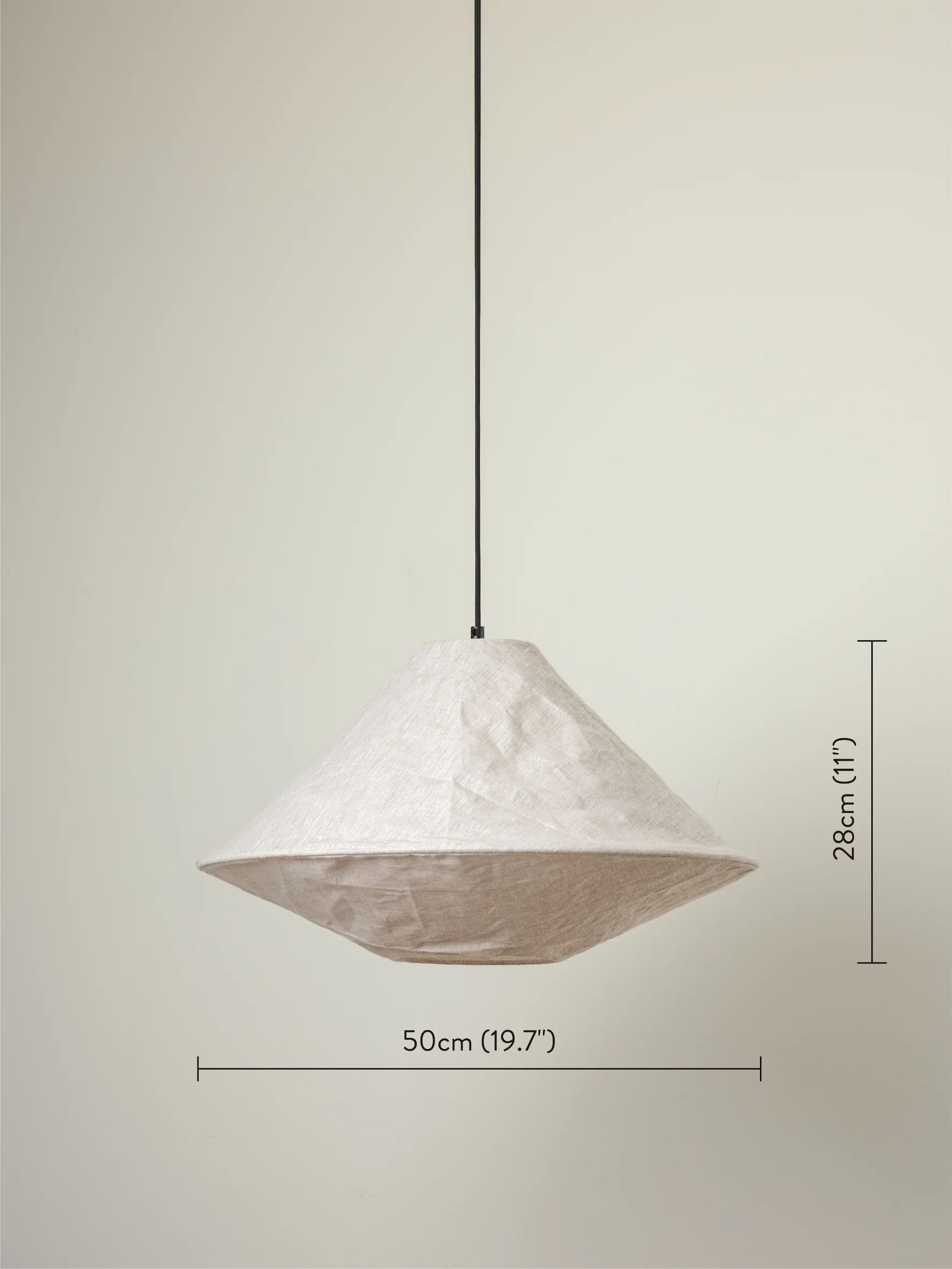 Siya - collapsible linen lampshade - Image 5