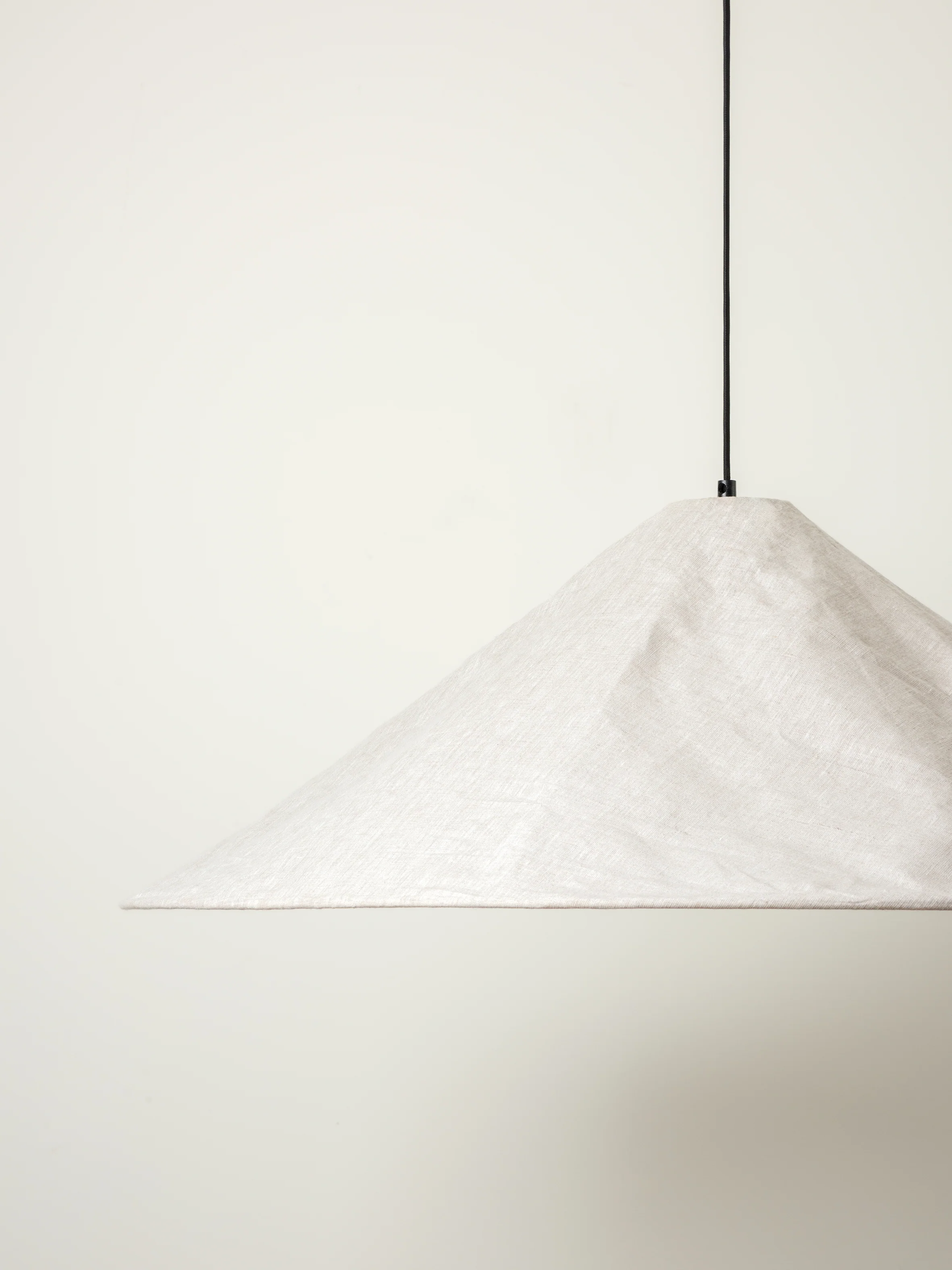 Siya - collapsible oversized linen lampshade - Image 5